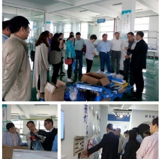 省市外专局领导专家莅临蓝锐科技考察指导引智工作