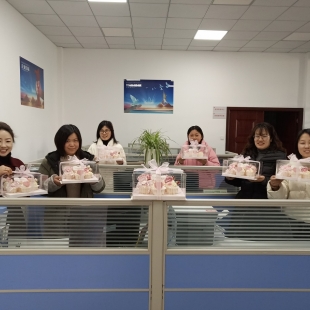 【三 . 八节】公司妇联组织开展“送甜蜜到岗位”活动